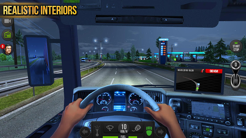 تحميل لعبة محاكاة الشاحنات Truck Simulator 2018 Europe النسخة المهكرة